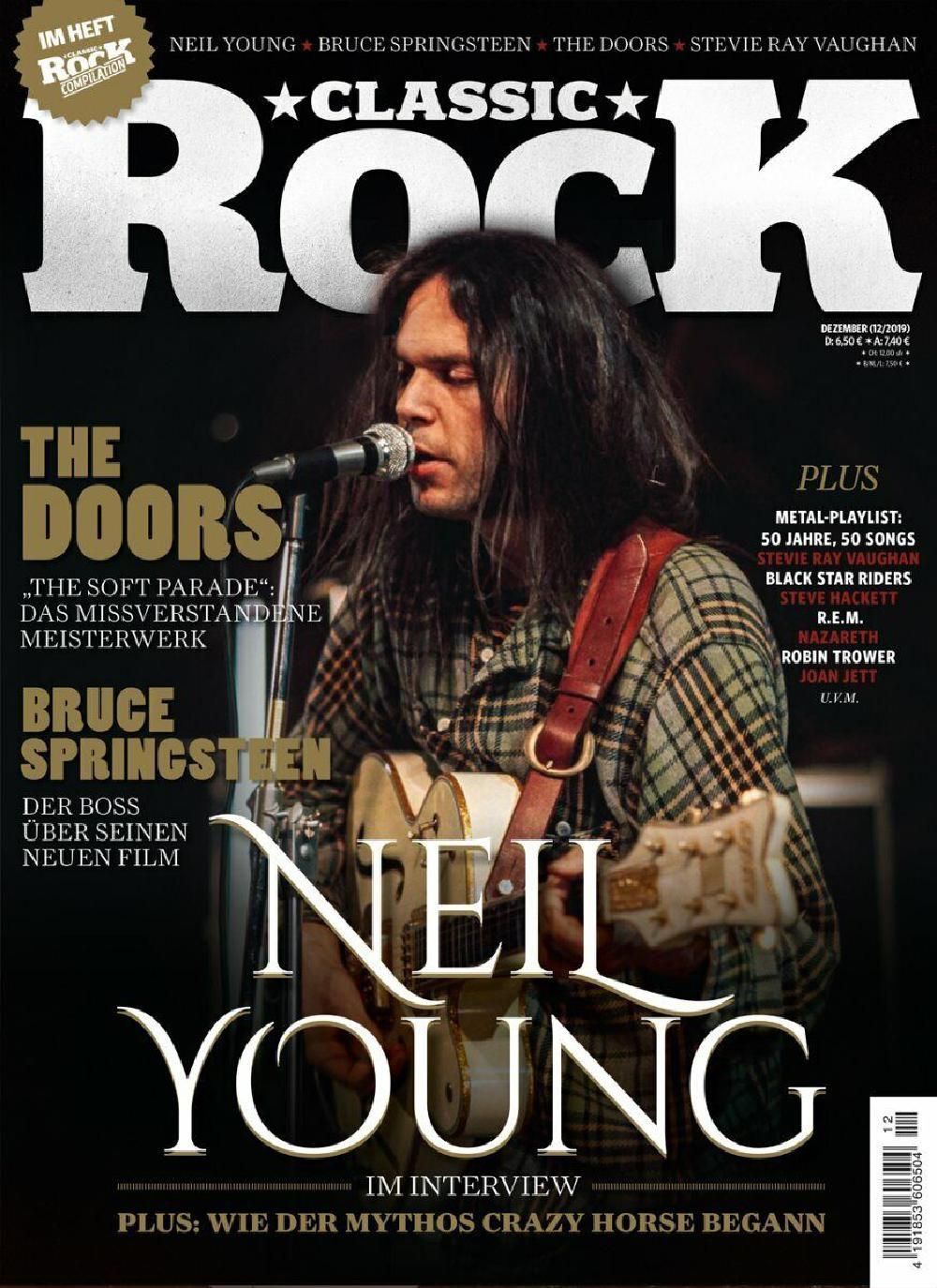 Classic Rock Magazin Deutschland 2019 #86 Neil Young The Doors R.E.M. Stevie Ray Vaughan