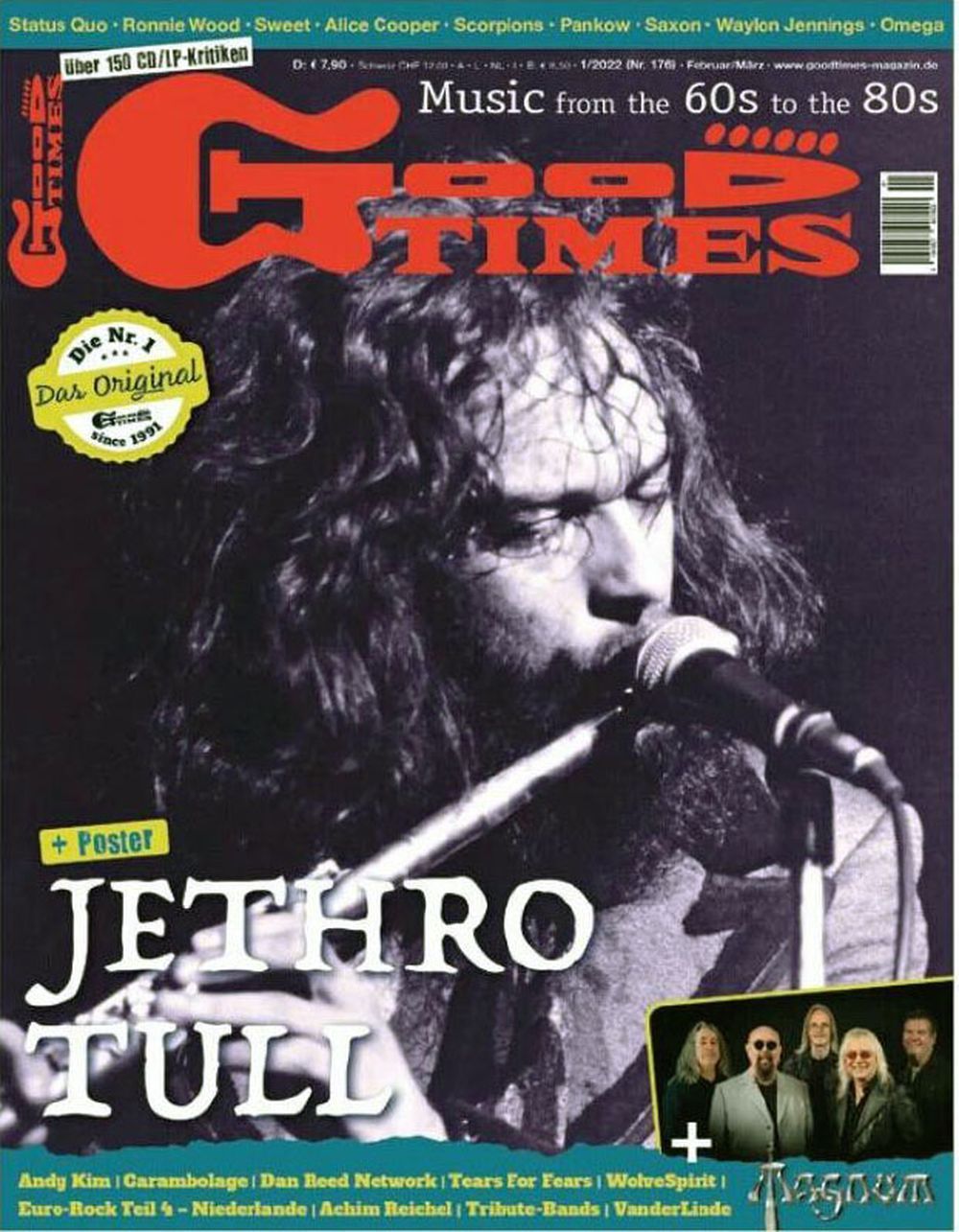 Good Times Magazin Deutschland 2022-01 Jethro Tull Ian Anderson Magnum