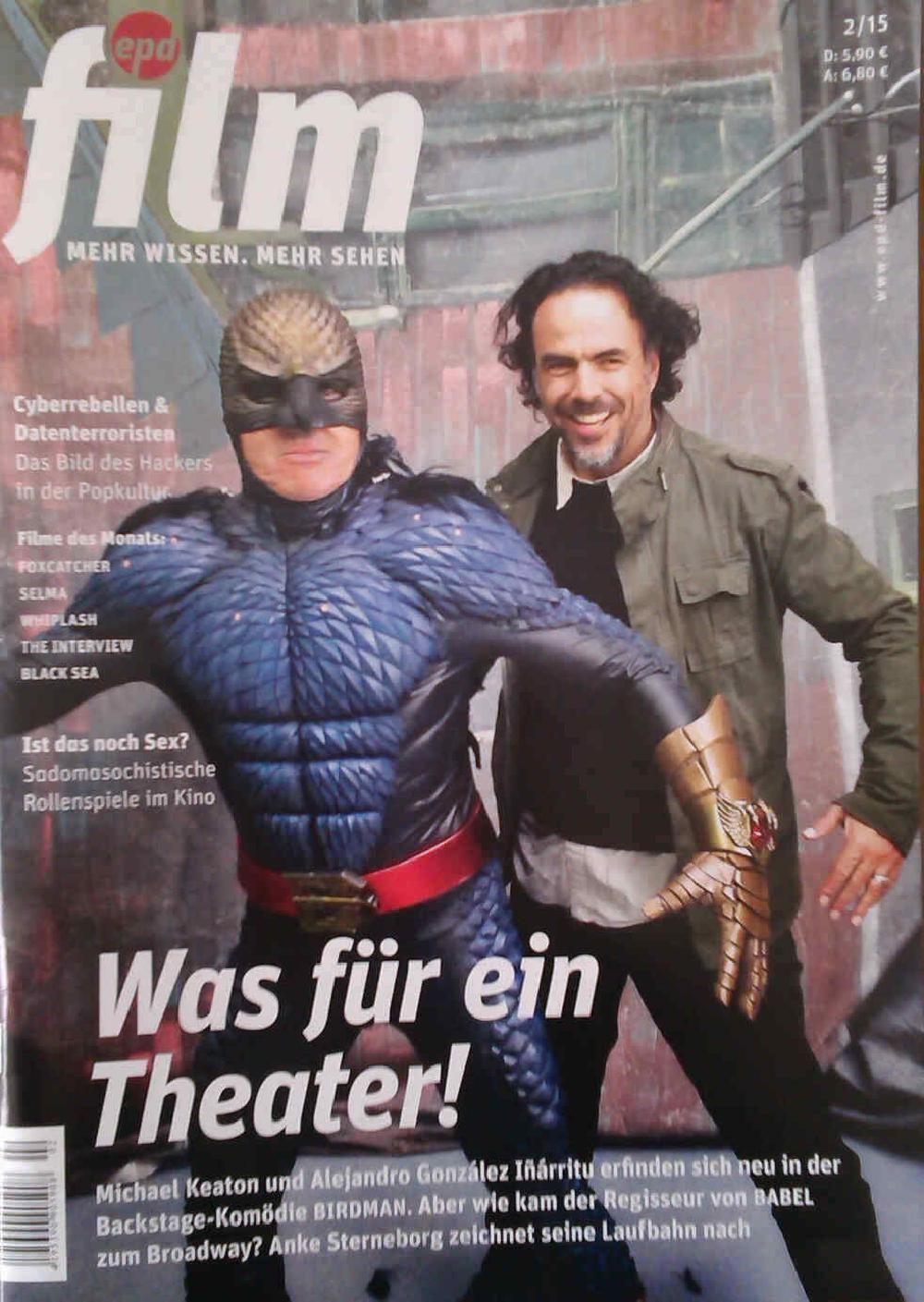 EPD Film Magazin Deutschland 2015-02 Michael Keaton Alejandro Gonzalez Inarritu
