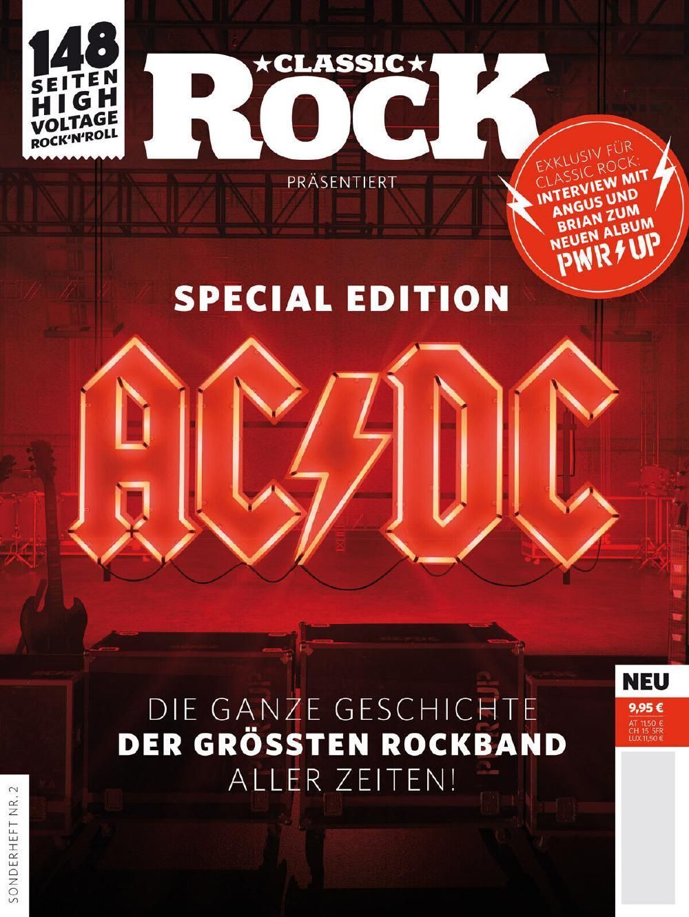 Classic Rock Sonderheft Rivista Germania 2020 #2 ACDC AC/DC Edizione originale