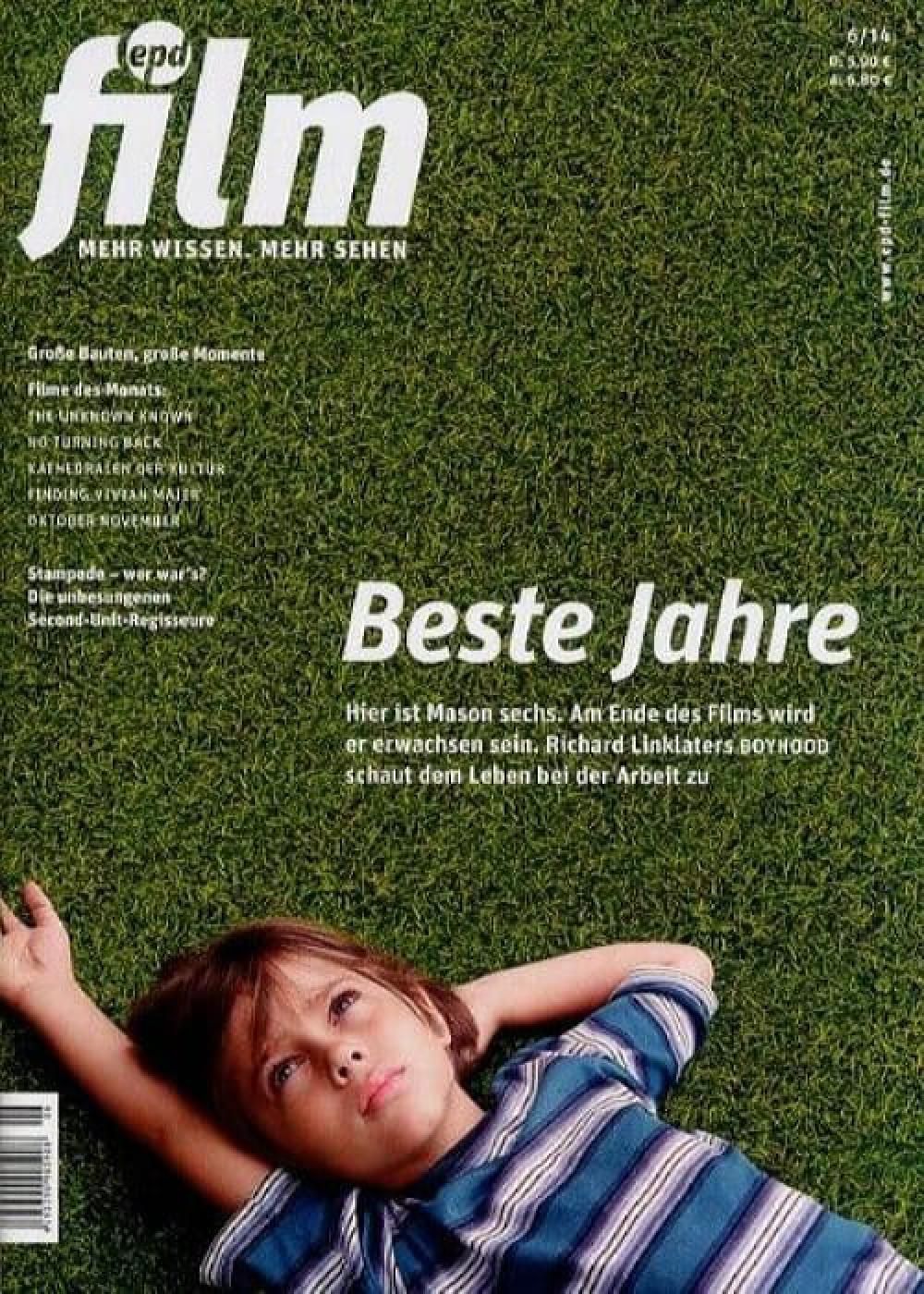 EPD Film Magazin Deutschland 2014-06 Boyhood Richard Linklaters