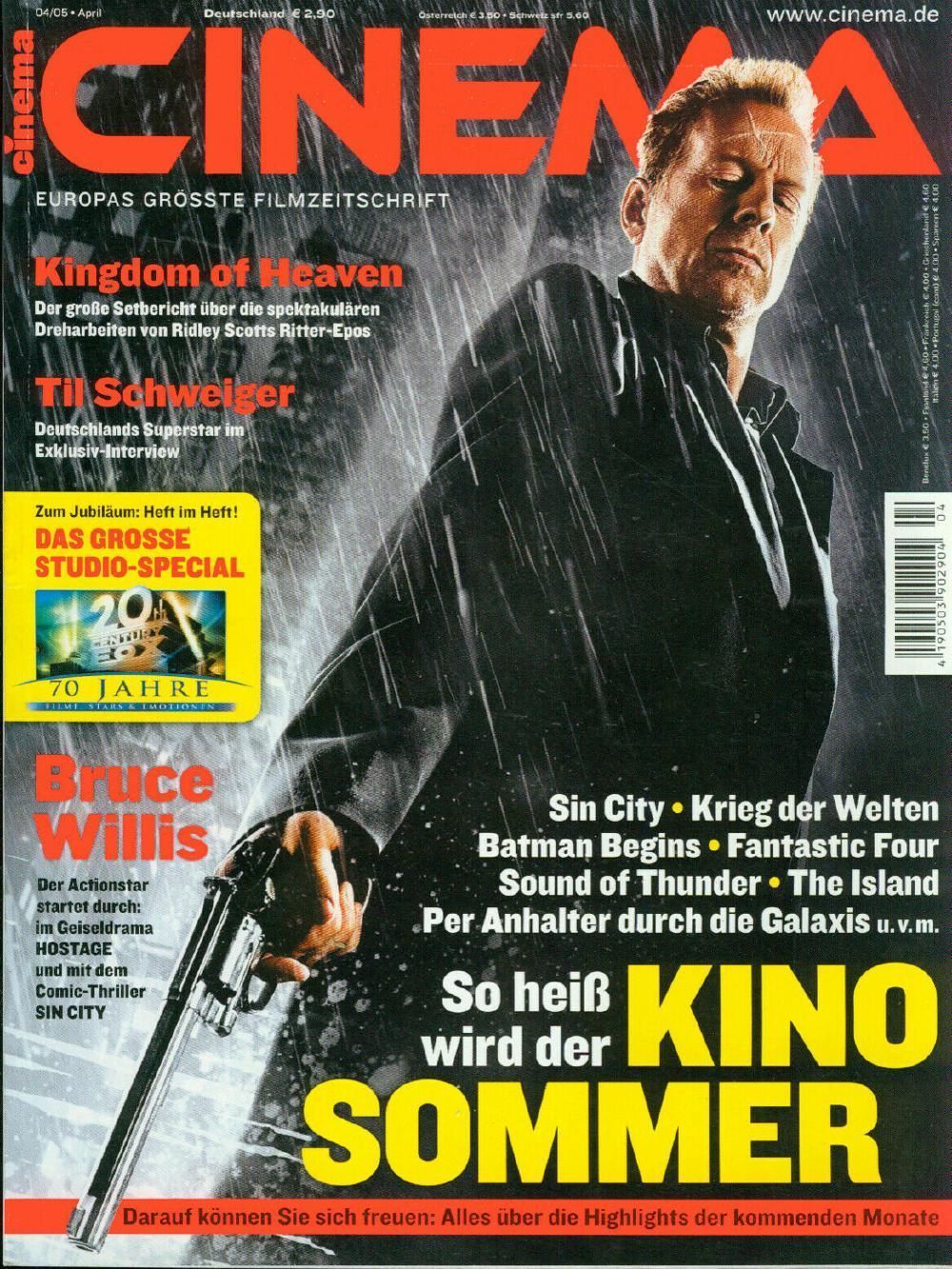 Cinema Magazin Deutschland 2005-04 Bruce Willis