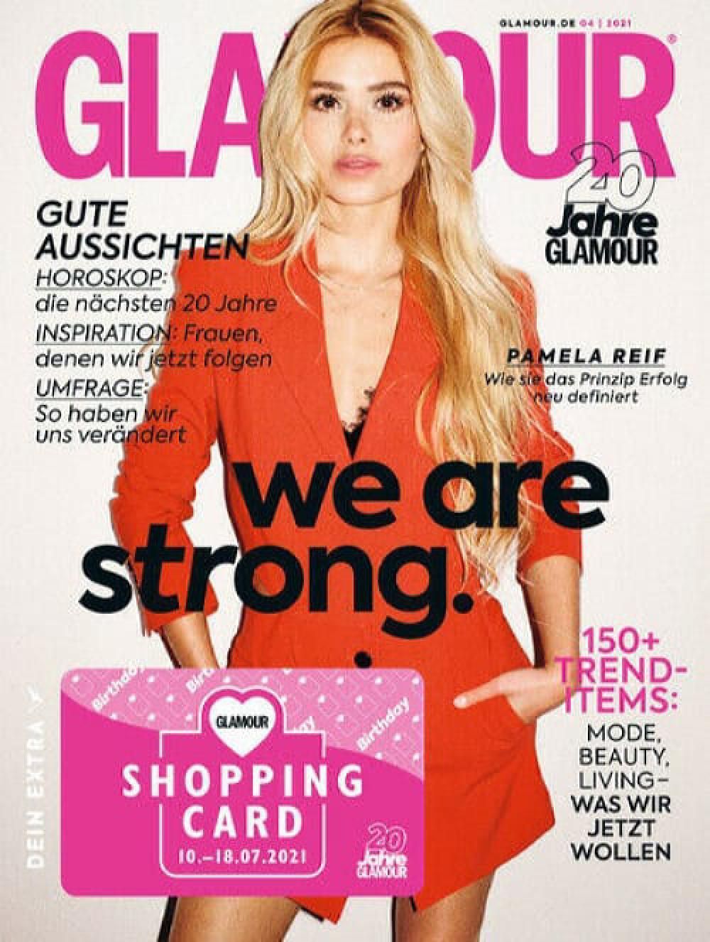 Glamour Magazin Deutschland 2021-04 Pamela Reif