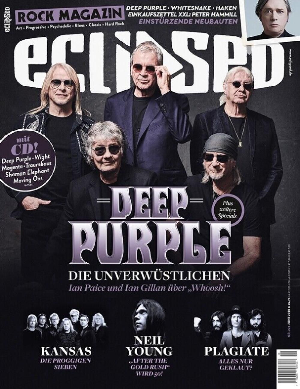 Eclipsed Magazin Deutschland 2020 #221 Deep Purple Phil May Whitesnake