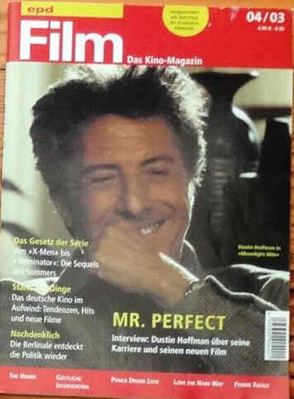 EPD Film Magazin Deutschland 2003-04 Dustin Hoffman Interview