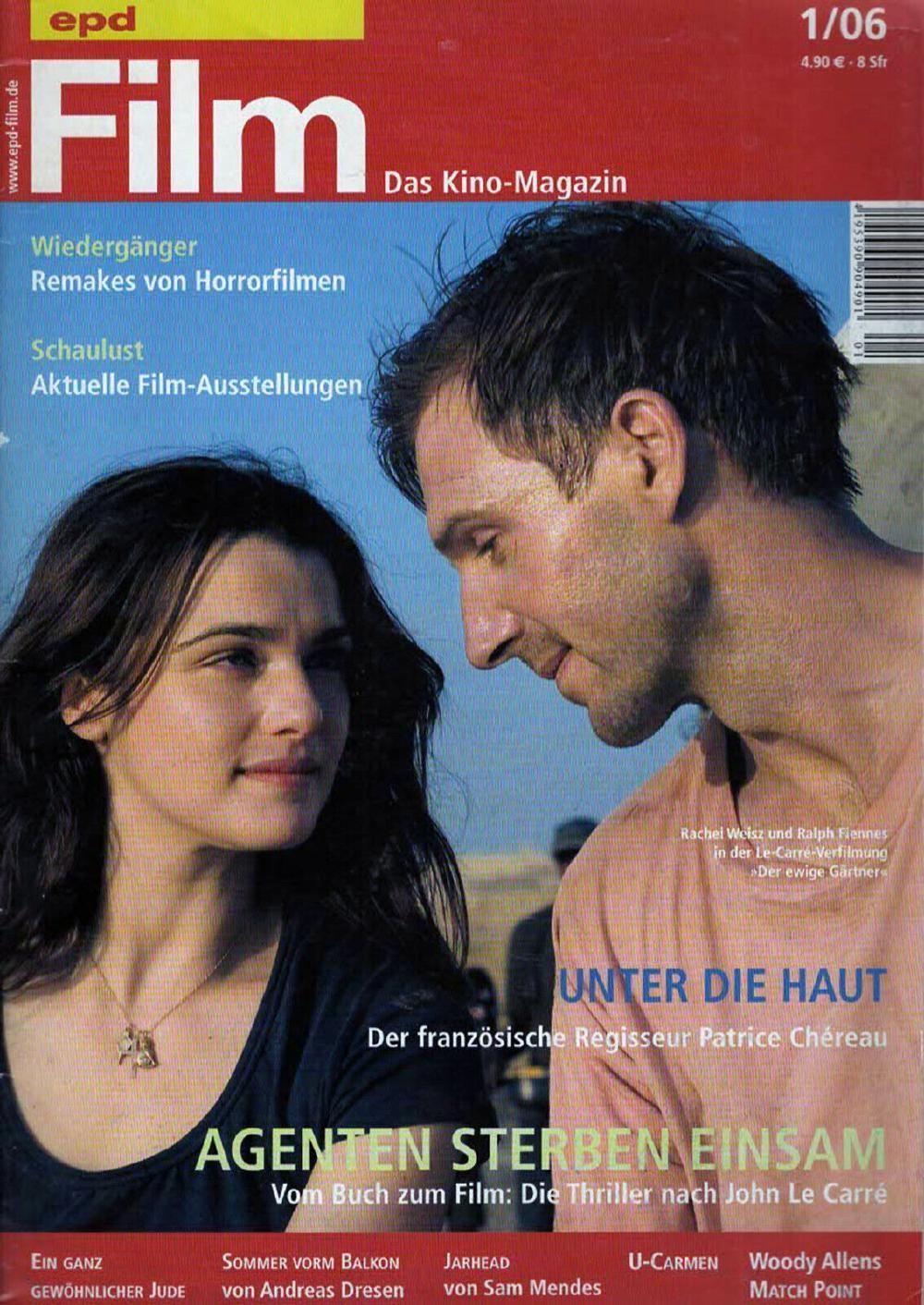 EPD Film Magazin Deutschland 2006-01 Rachel Weisz Ralph Fiennes Patrice Chereau