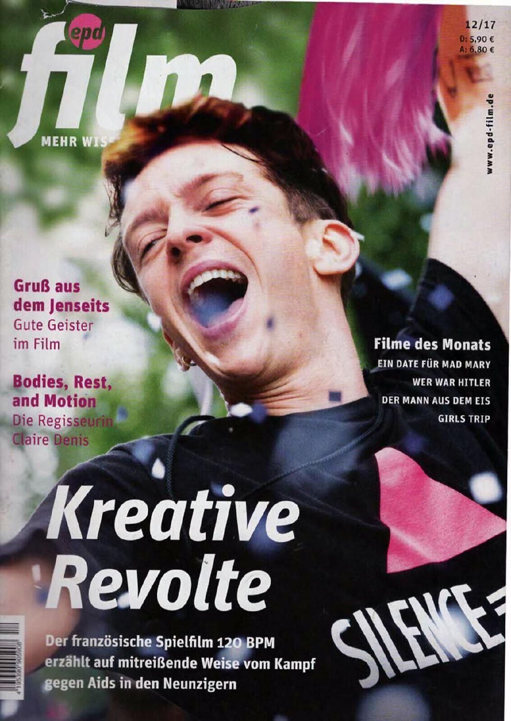 EPD Film Magazin Deutschland 2017-12 Nahuel Perez Biscayart