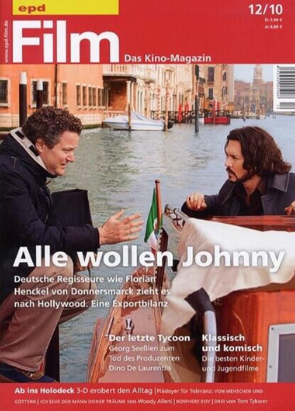 EPD Film Magazin Deutschland 2010-12 Johnny Depp