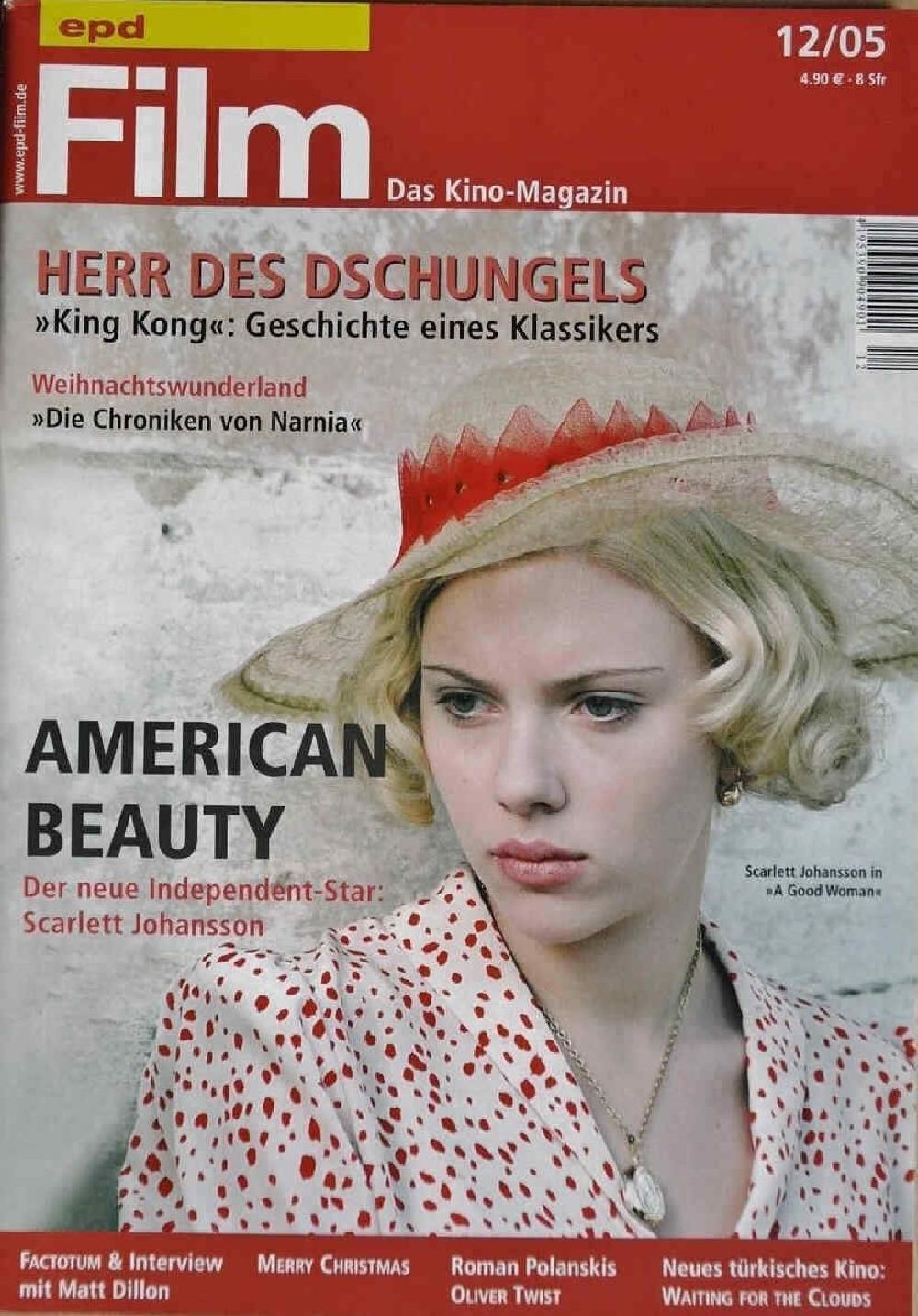 EPD Film Magazin Deutschland 2005-12 Scarlett Johansson