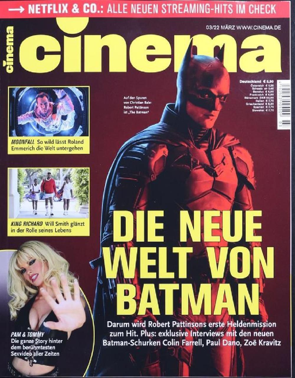 Cinema Magazin Deutschland 2022-03 Batman Pamela Anderson Will Smith
