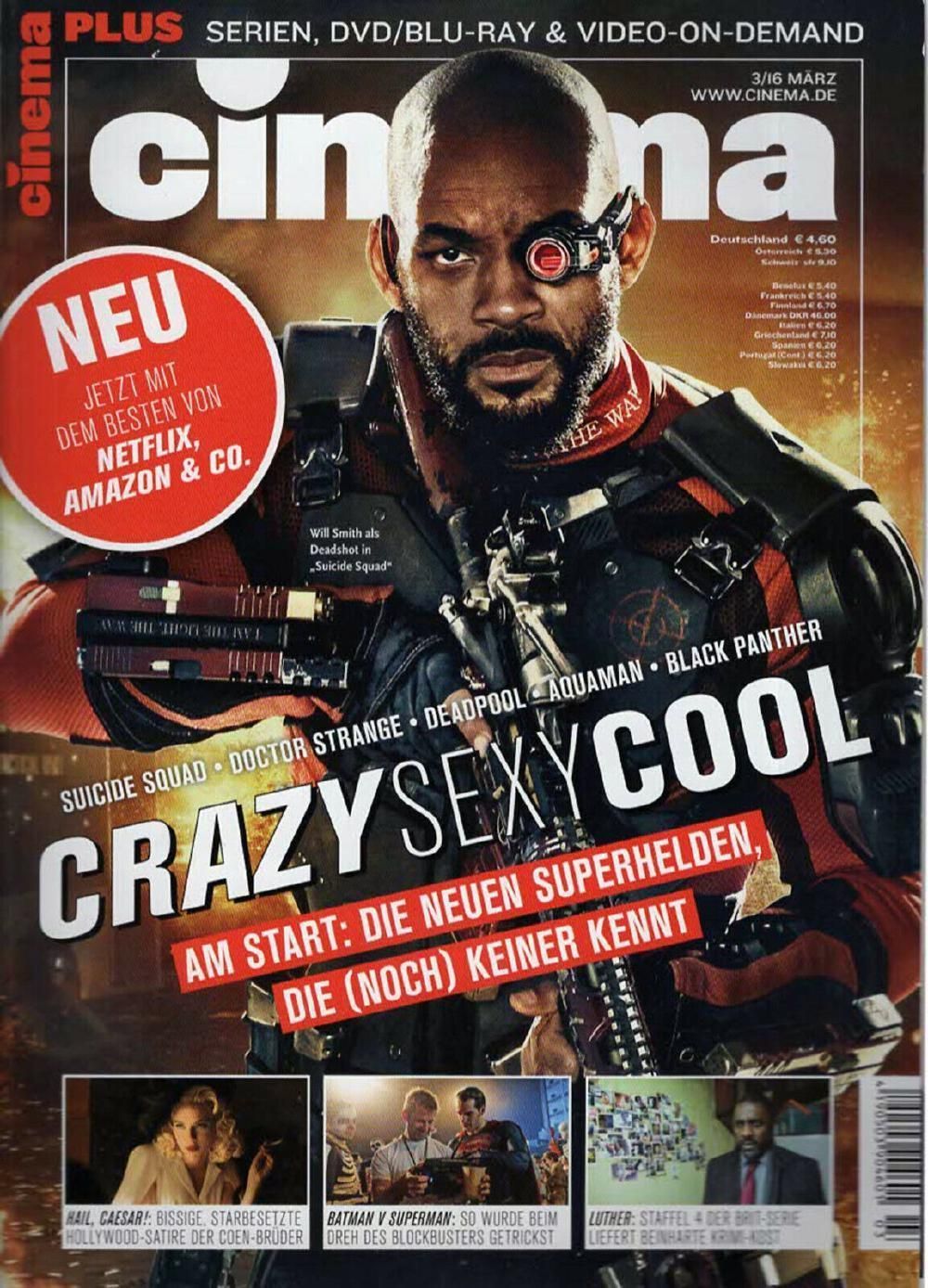 Cinema Magazin Deutschland 2016-03 Will Smith Scarlett Johansson