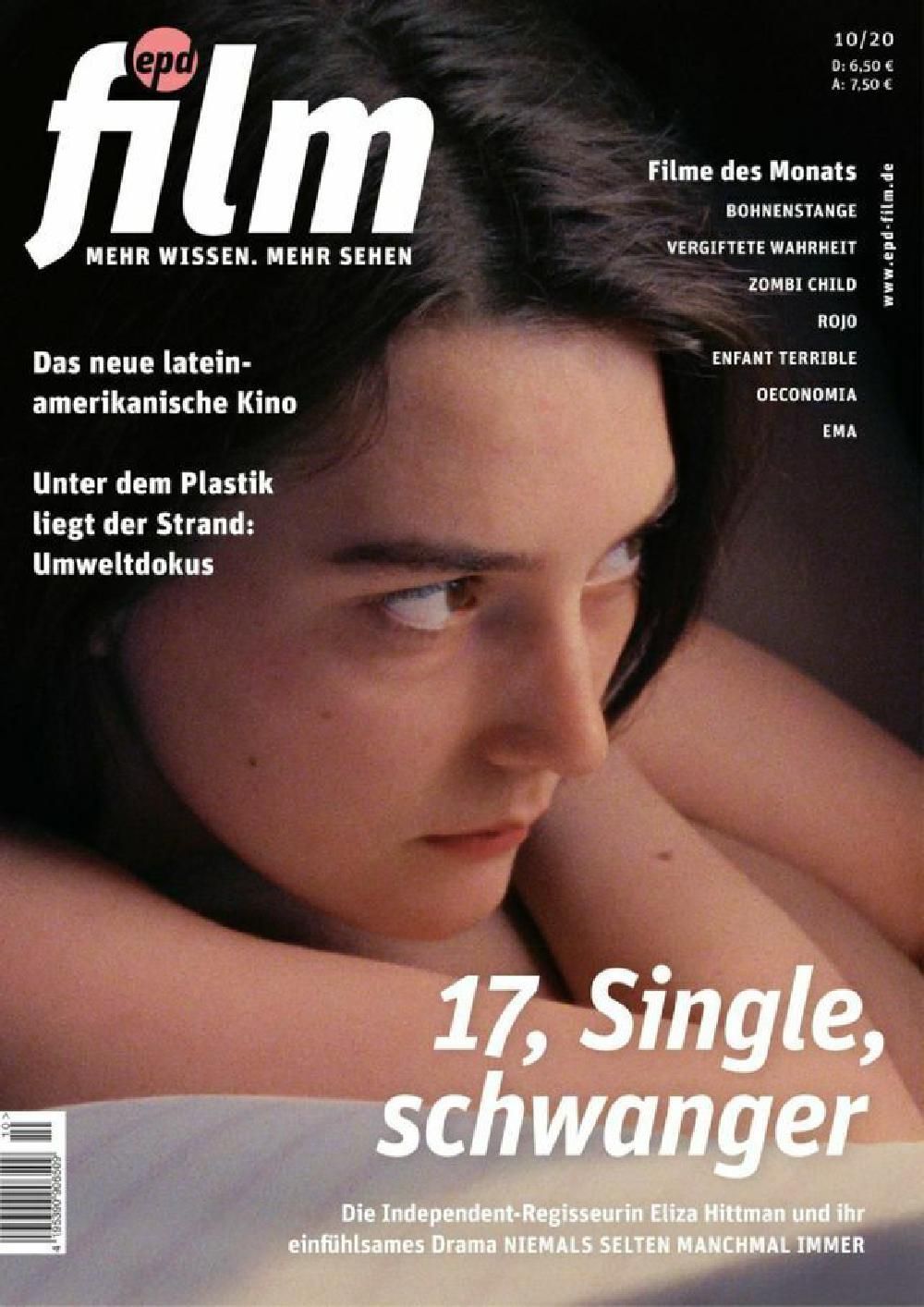 EPD Film Magazin Deutschland 2020-10 Sidney Flanigan Eliza Hittman