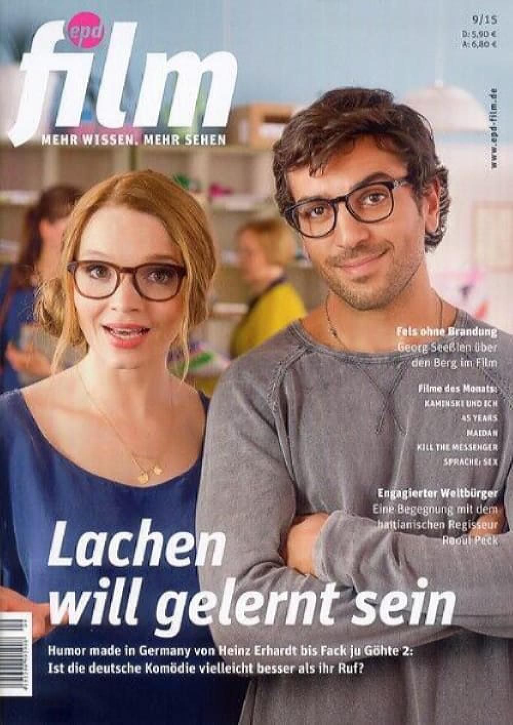 EPD Film Magazin Deutschland 2015-09 Karoline Herfurth Elyas M'Barek Raoul Peck