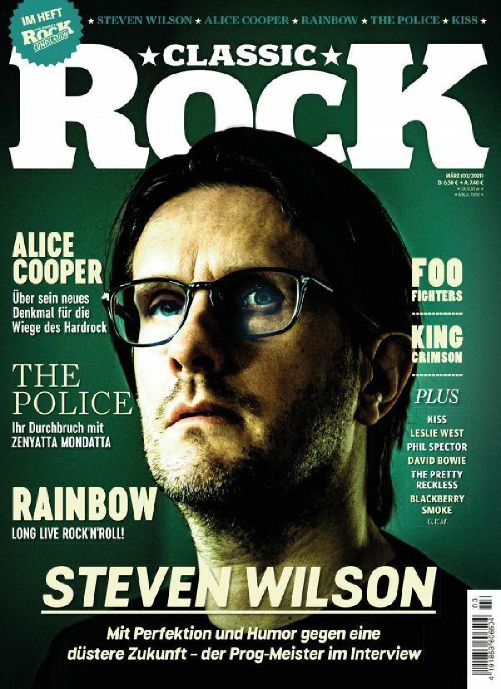 Classic Rock Magazin Deutschland 2021-03 Steven Wilson Alice Cooper Foo Fighters The Police #97