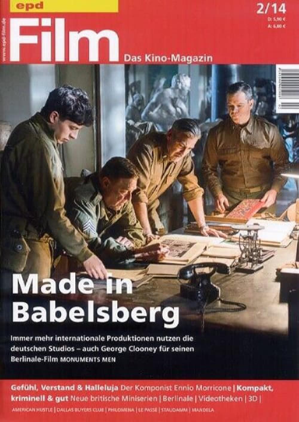 EPD Film Magazin Deutschland 2014-02 George Clooney