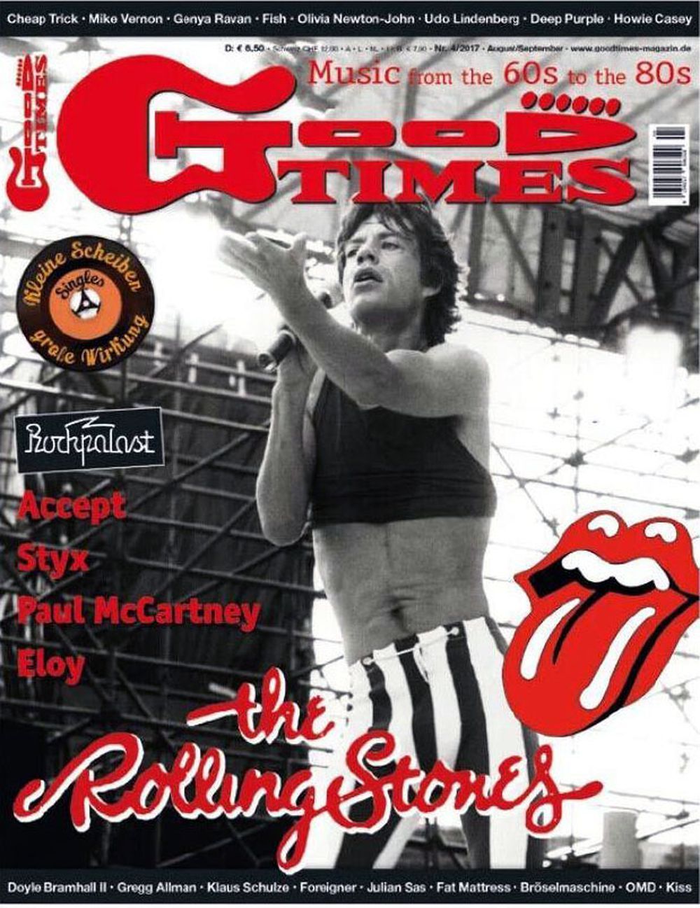 Good Times Magazin Deutschland 2017-04 Mick Jagger Paul McCartney Genya Ravan Accept Styx