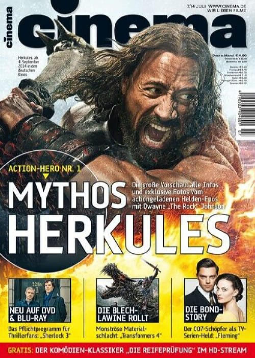 Cinema Magazin Deutschland 2014-07 Dwayne Johnson