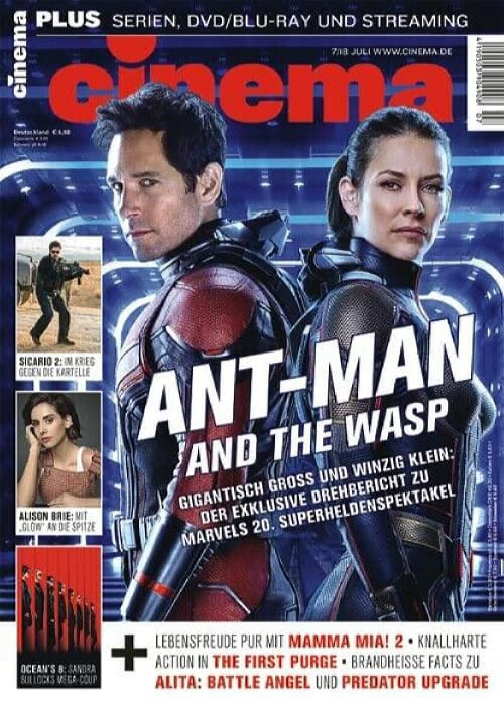 Cinema Magazin Deutschland 2018-07 Paul Rudd Evangeline Lilly Alison Brie