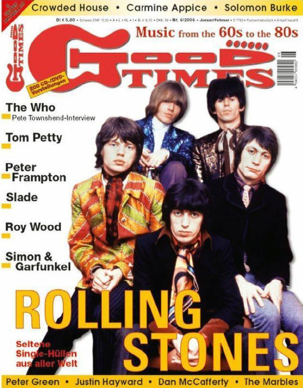 Good Times Magazin Deutschland 2006-06 Rolling Stones Slade Townshend