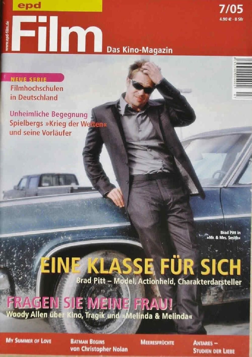 EPD Film Magazin Deutschland 2005-07 Brad Pitt