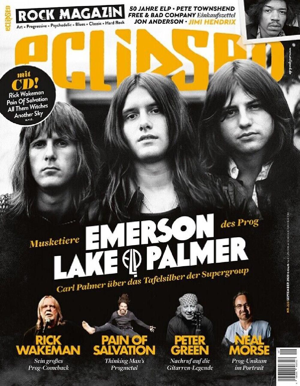 Eclipsed Magazin Deutschland 2020-09 Emerson Lake Palmer The Allman Betts Band