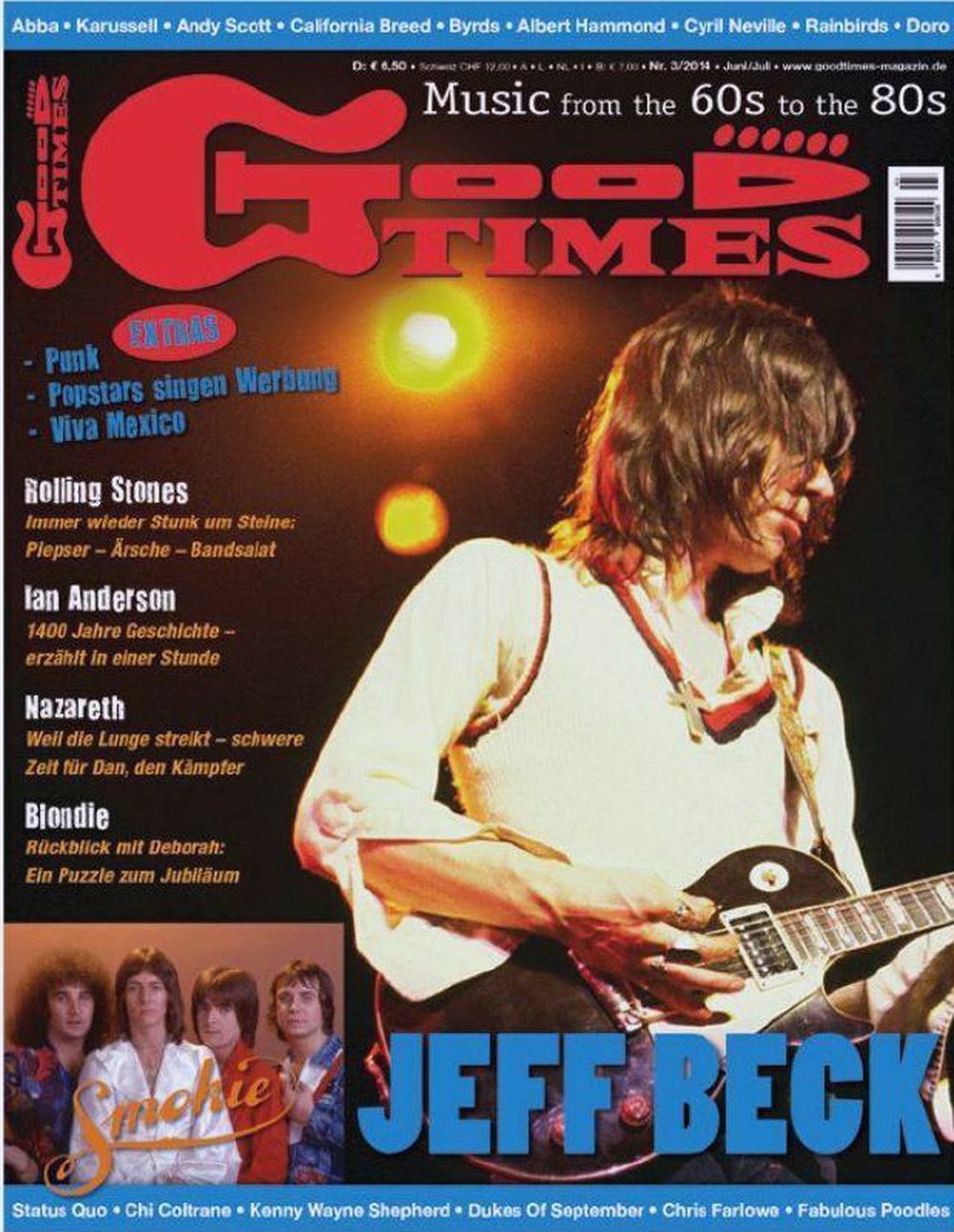 Good Times Magazin Deutschland 2014-03 Jeff Beck Ian Anderson Nazareth Blondie