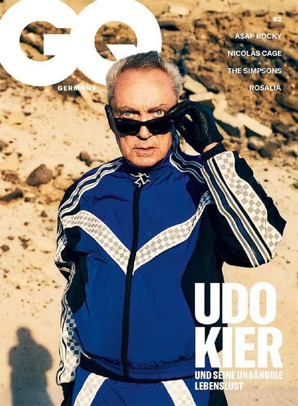 GQ Tijdschrift Duitsland 2022-02 Udo Kier Originele uitgave