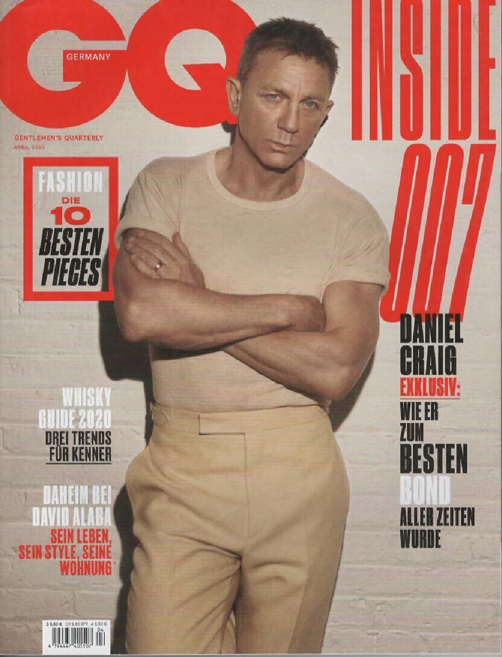 GQ Magazin Deutschland 2020-04 Daniel Craig