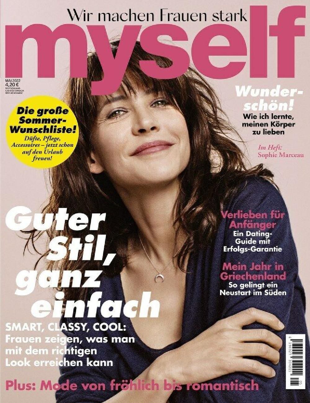 Myself Magazine Allemagne 2022-05 Sophie Marceau Édition originale