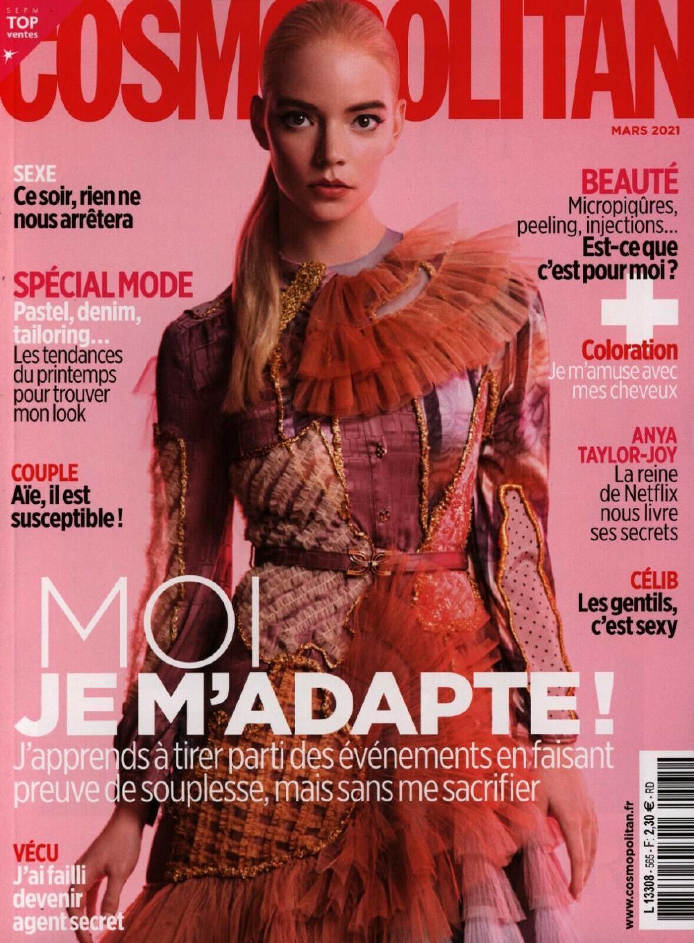Cosmopolitan Magazin Frankreich 2021 #565 Anya Taylor-Joy