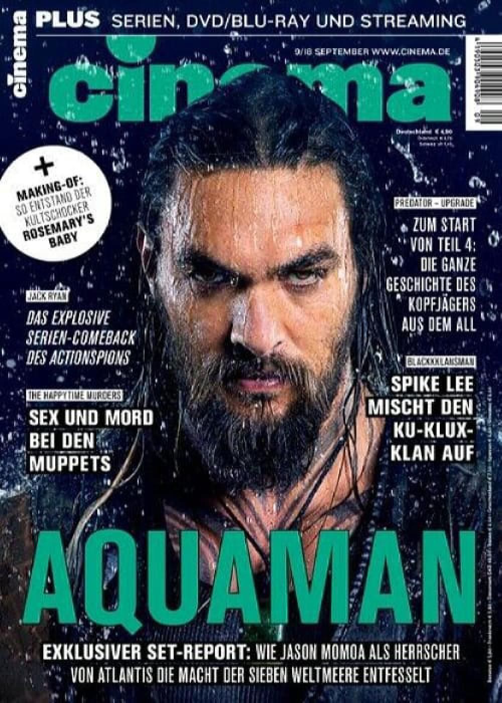 Cinema Magazin Deutschland 2018-09 Jason Momoa Aquaman