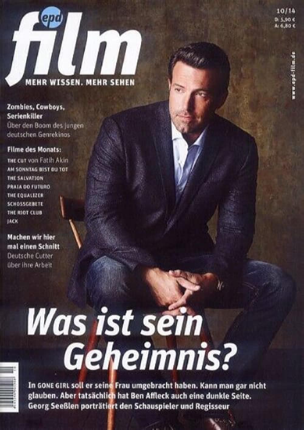 EPD Film Magazin Deutschland 2014-10 Ben Affleck