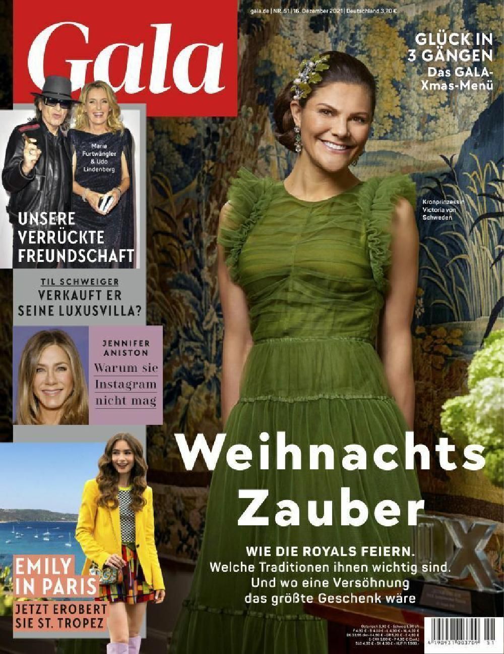 Gala Tijdschrift Duitsland 2021-51 Victoria Sweden Originele uitgave
