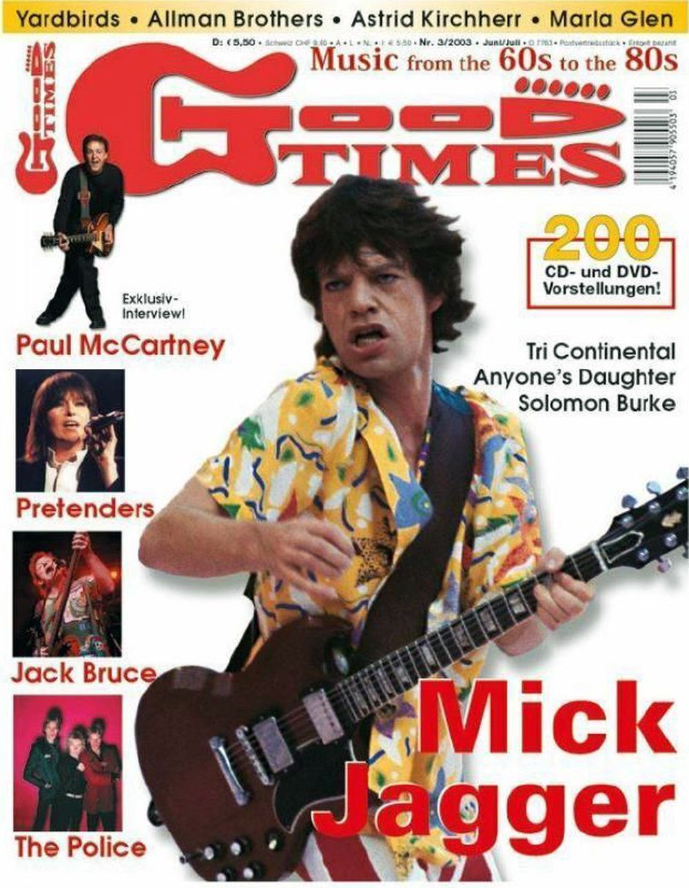 Good Times Magazin Deutschland 2003-03 Mick Jagger