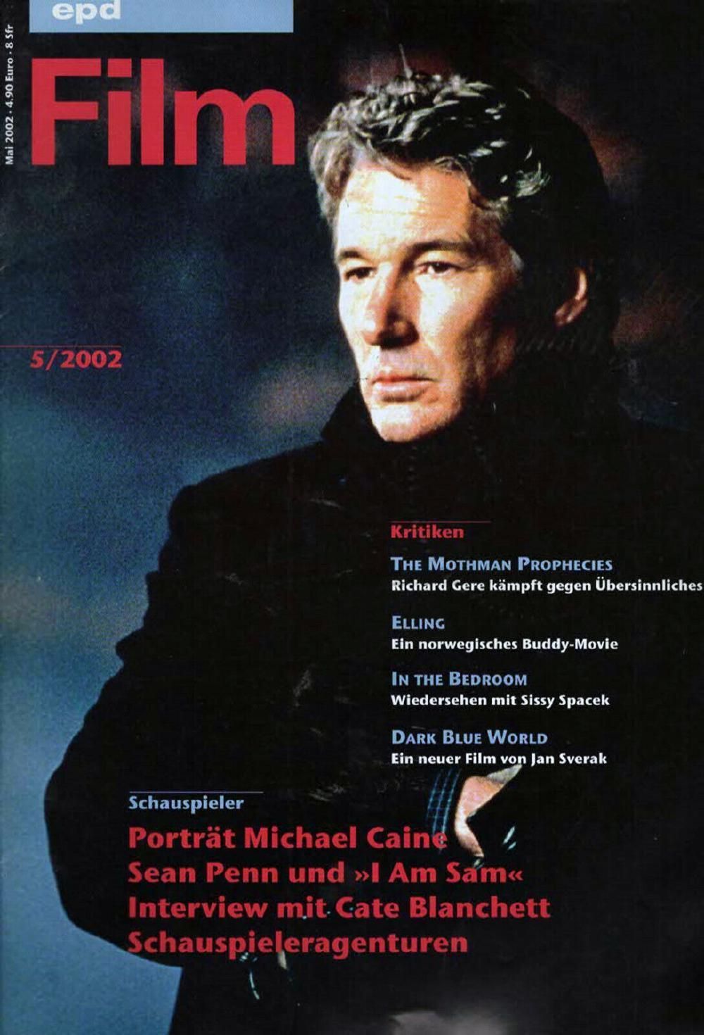 EPD Film Magazin Deutschland 2002-05 Richard Gere Michael Caine Sean Penn
