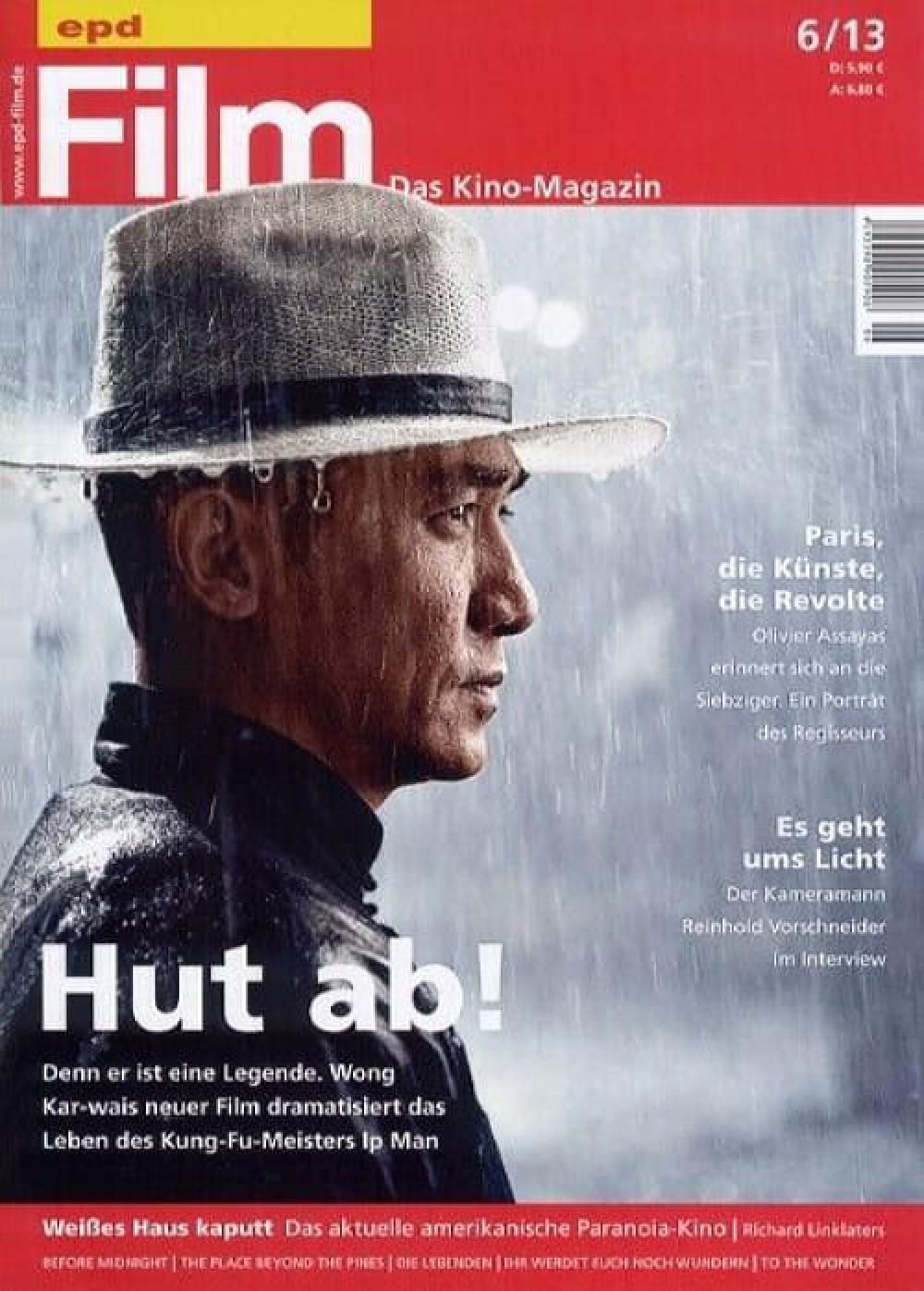 EPD Film Magazin Deutschland 2013-06 Wong Kar-Wai Tony Leung Chiu Wai