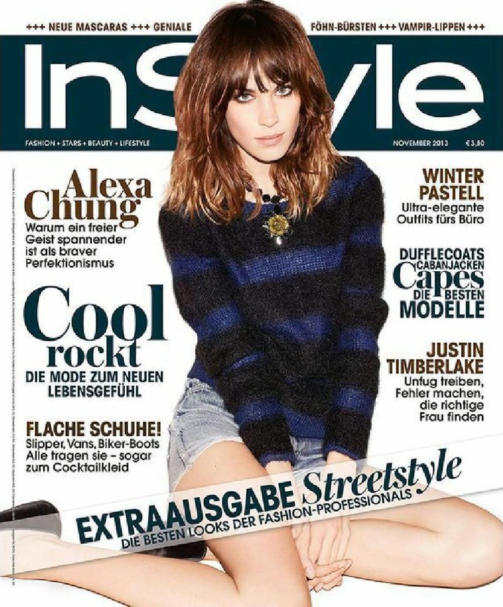 InStyle Magazin Deutschland 2013-11 Alexa Chung