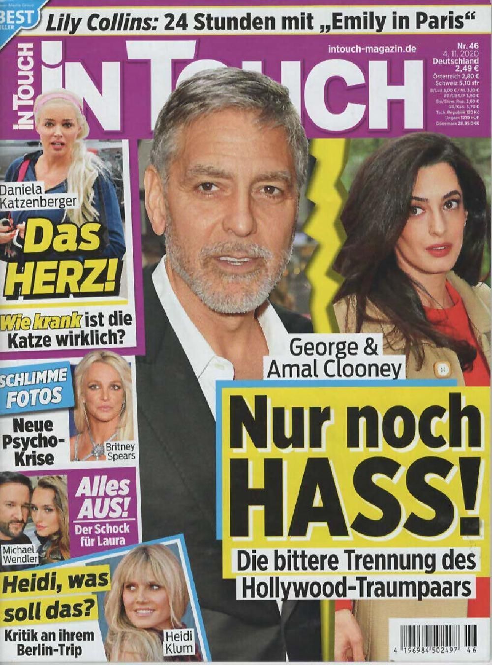 Intouch Magazin Deutschland 2021-46 George Amal Clooney