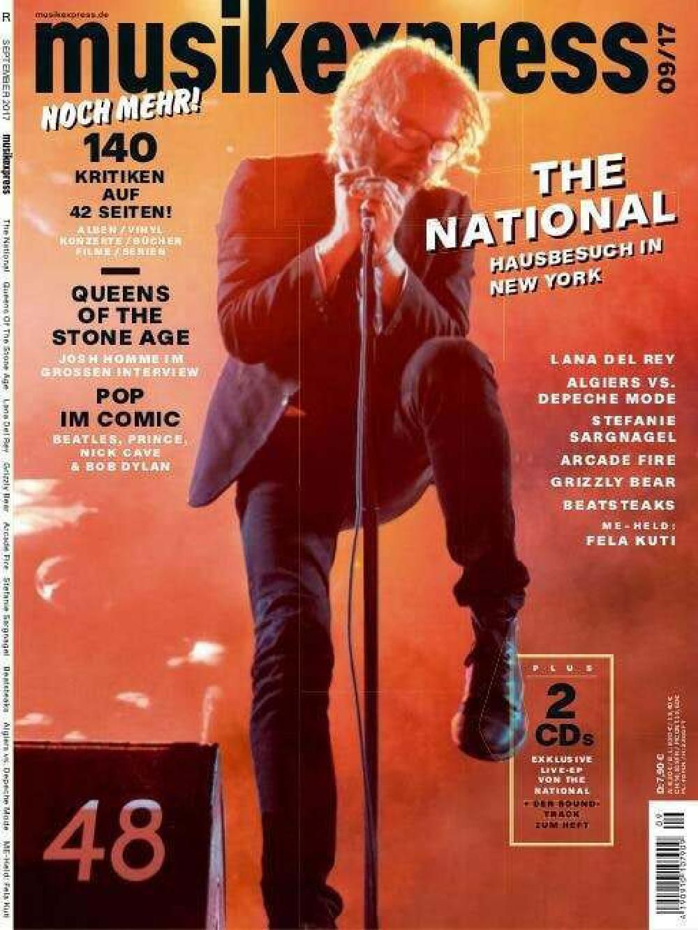 Musikexpress Magazin Deutschland 2017-09 The National Queens Of The Stone Age