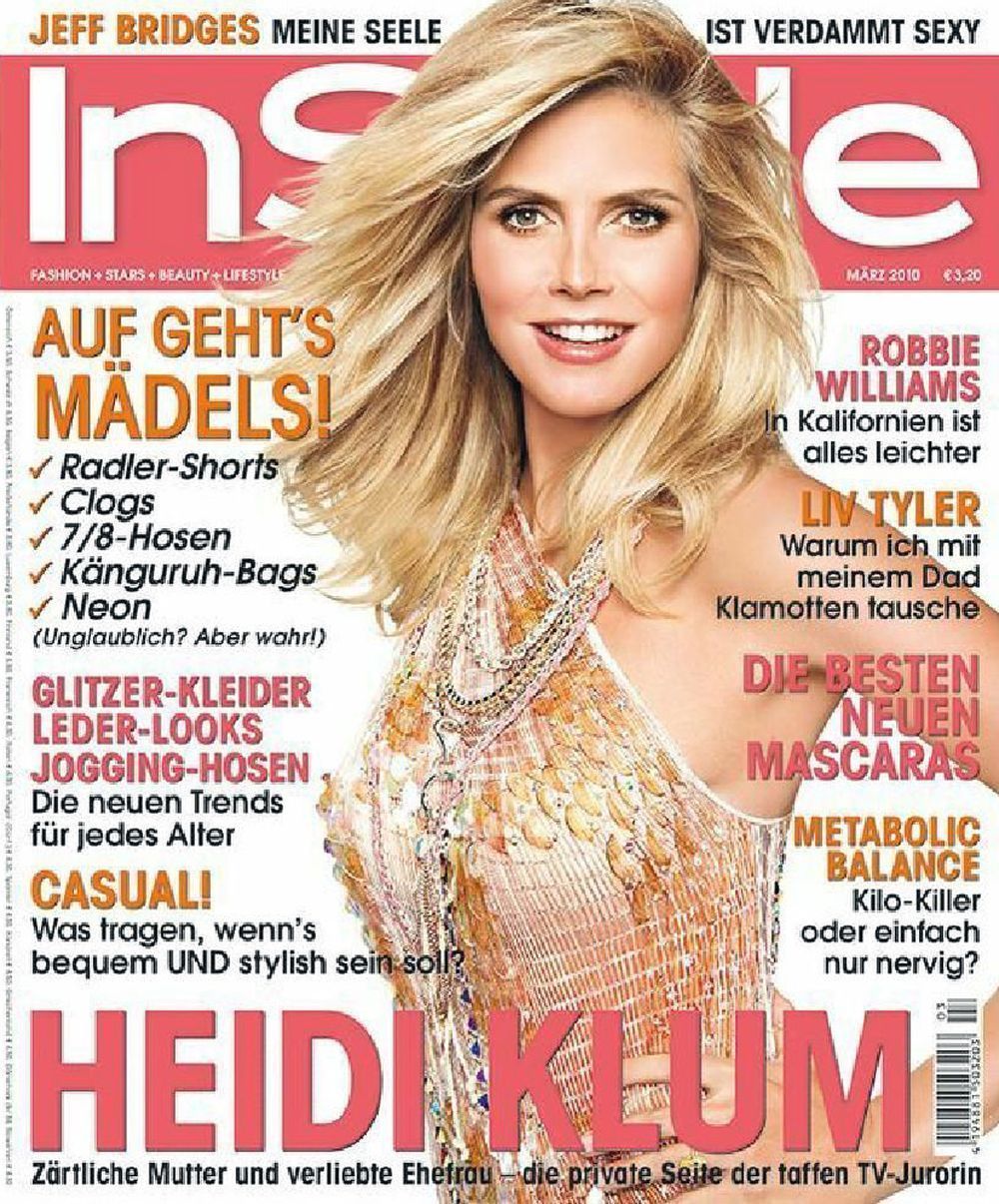 InStyle Tijdschrift Duitsland 2010-03 Heidi Klum Originele uitgave
