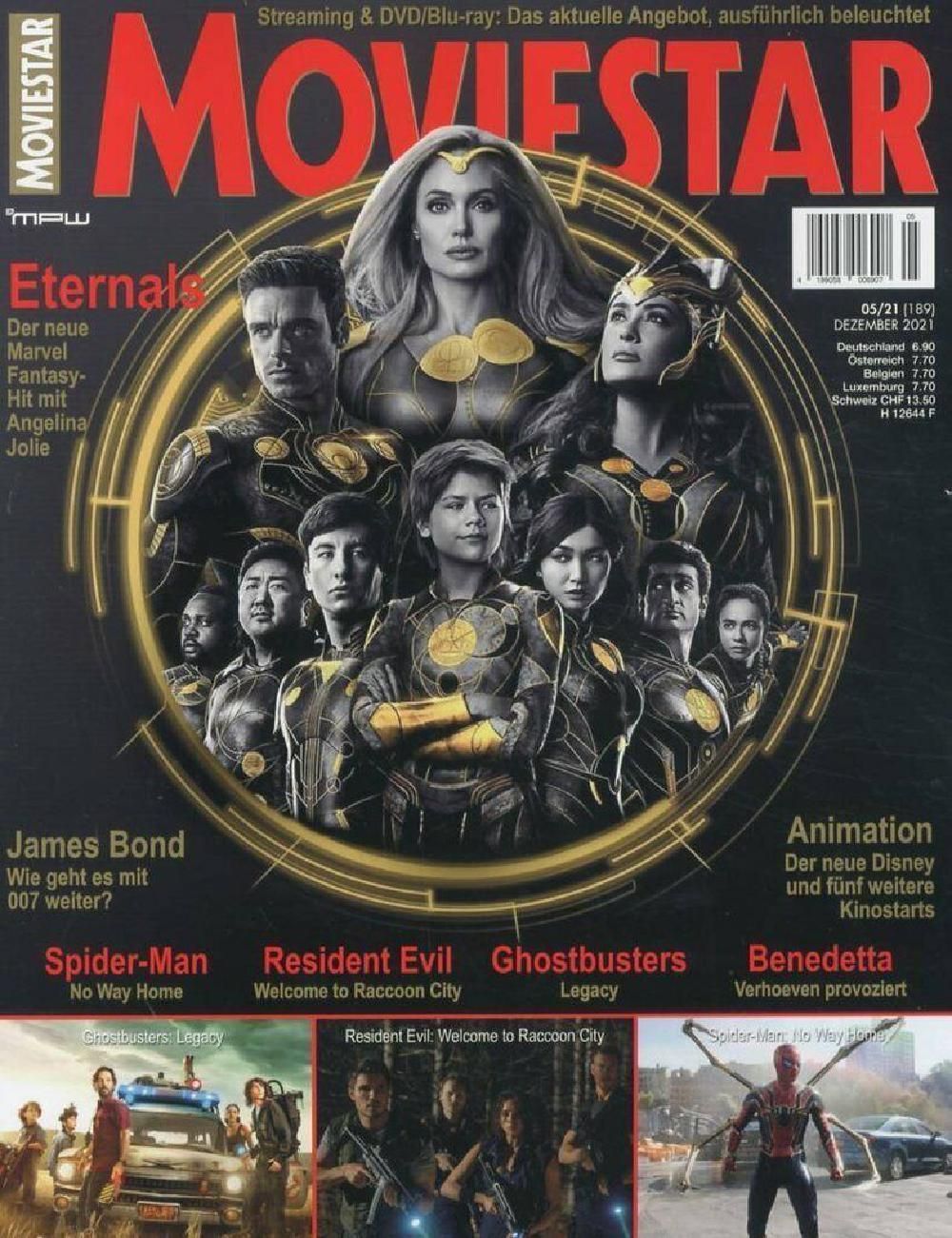 Moviestar Magazin Deutschland 2021 #189 Angelina Jolie James Bond