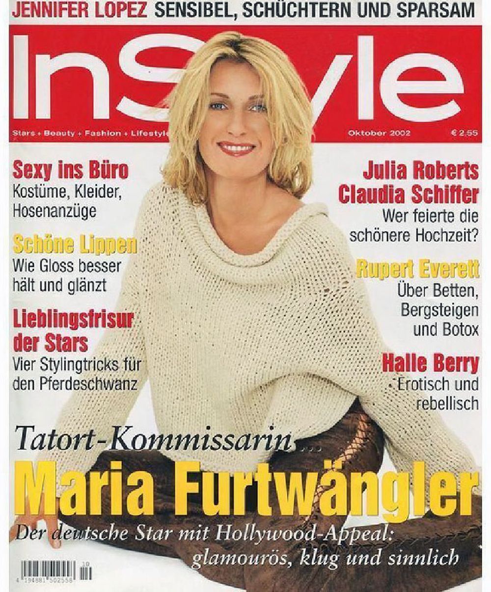 InStyle Magazine Allemagne 2002-10 Maria Furtwängler Édition originale