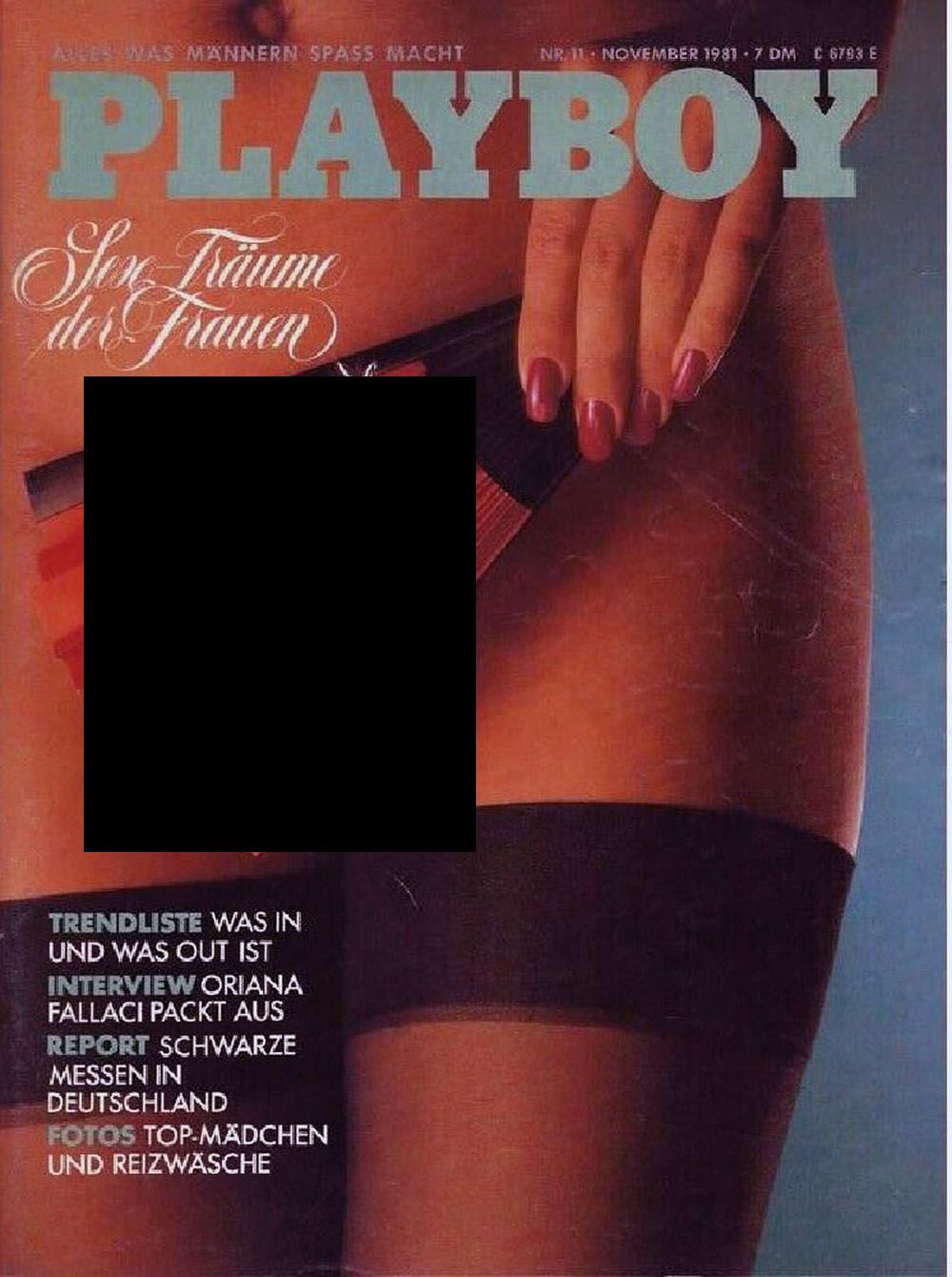 Playboy Magazin Deutschland 1981-11 Playmate Susan Smith