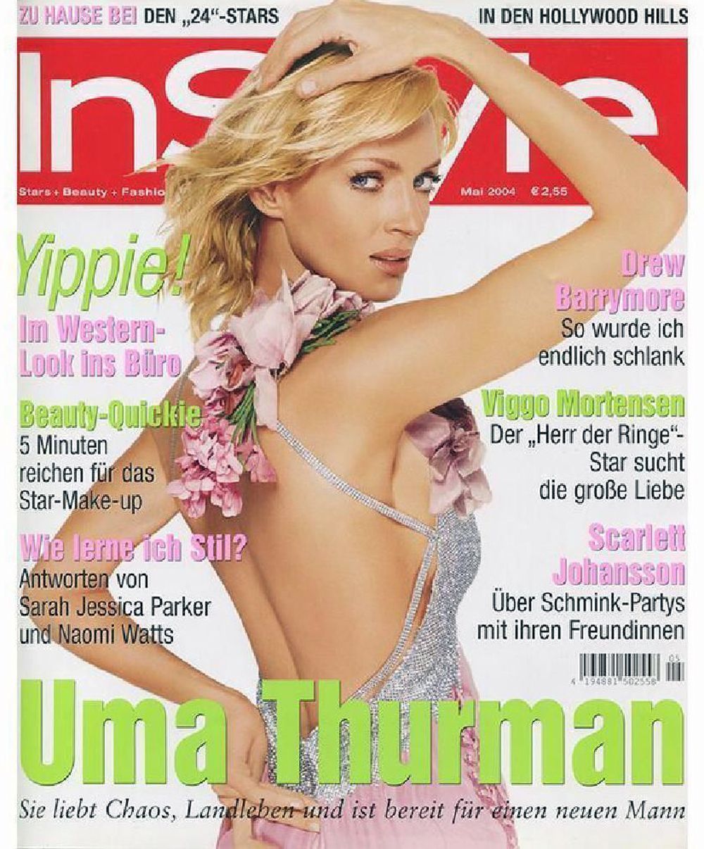 InStyle Magazin Deutschland 2004-05 Uma Thurman