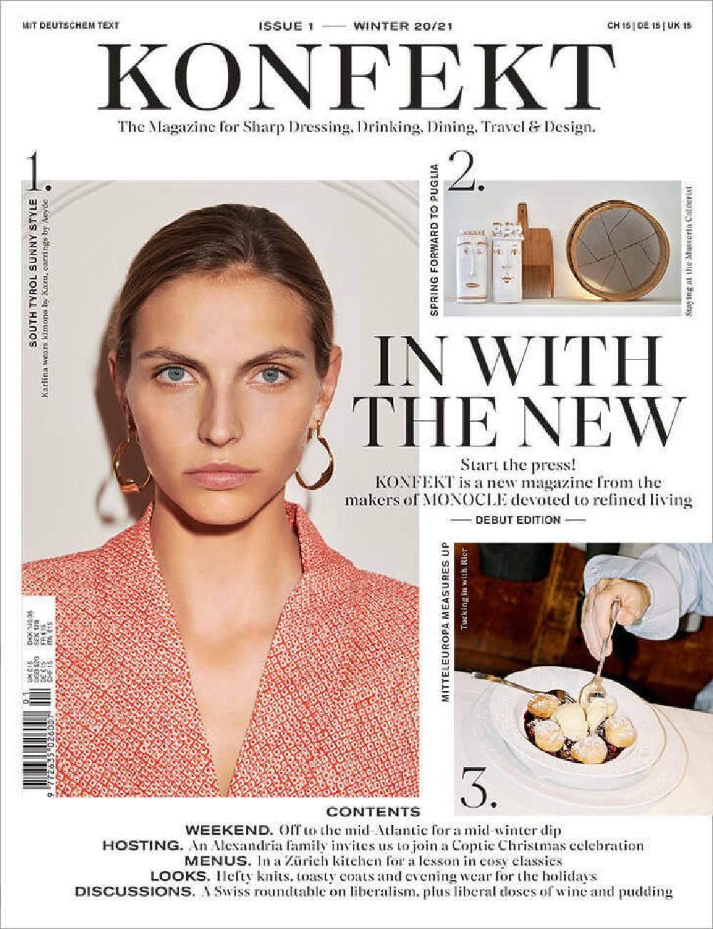 Konfekt Revista UK 2020 #1 First Issue Edição original