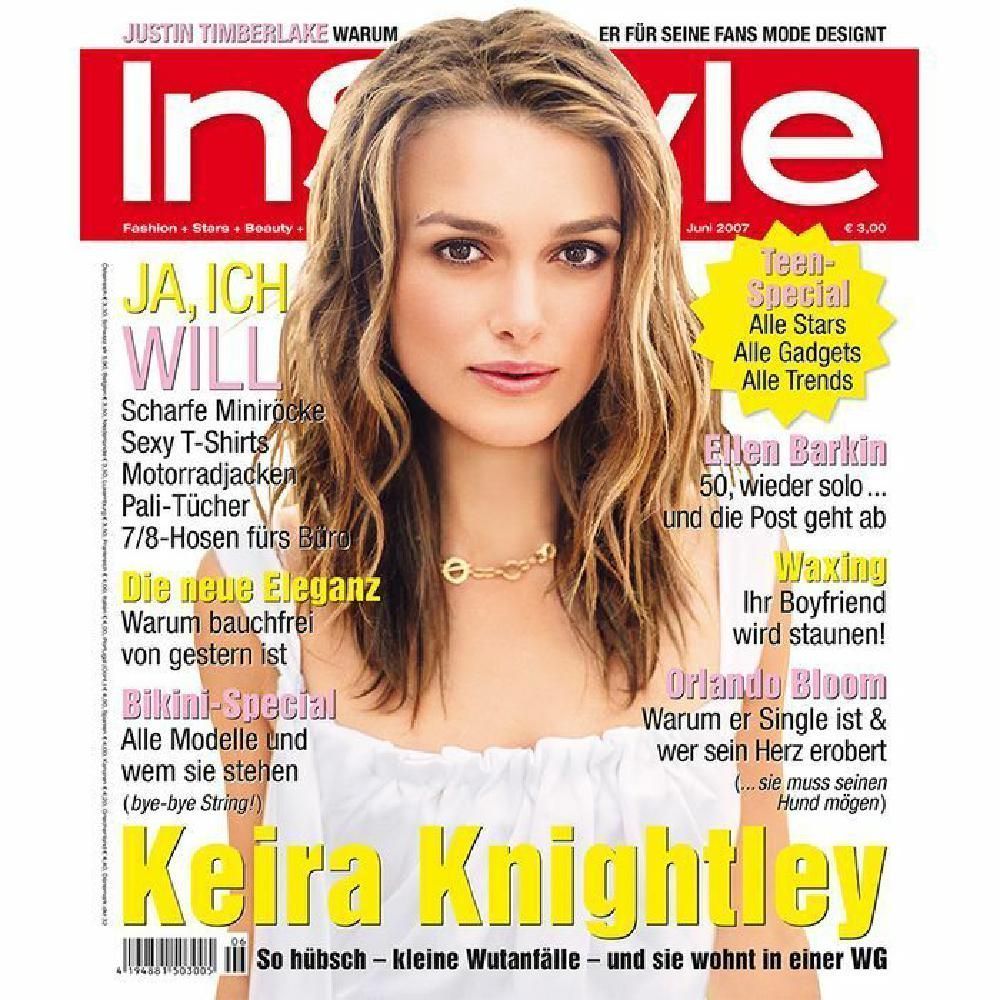InStyle Tijdschrift Duitsland 2007-06 Keira Knightley Originele uitgave