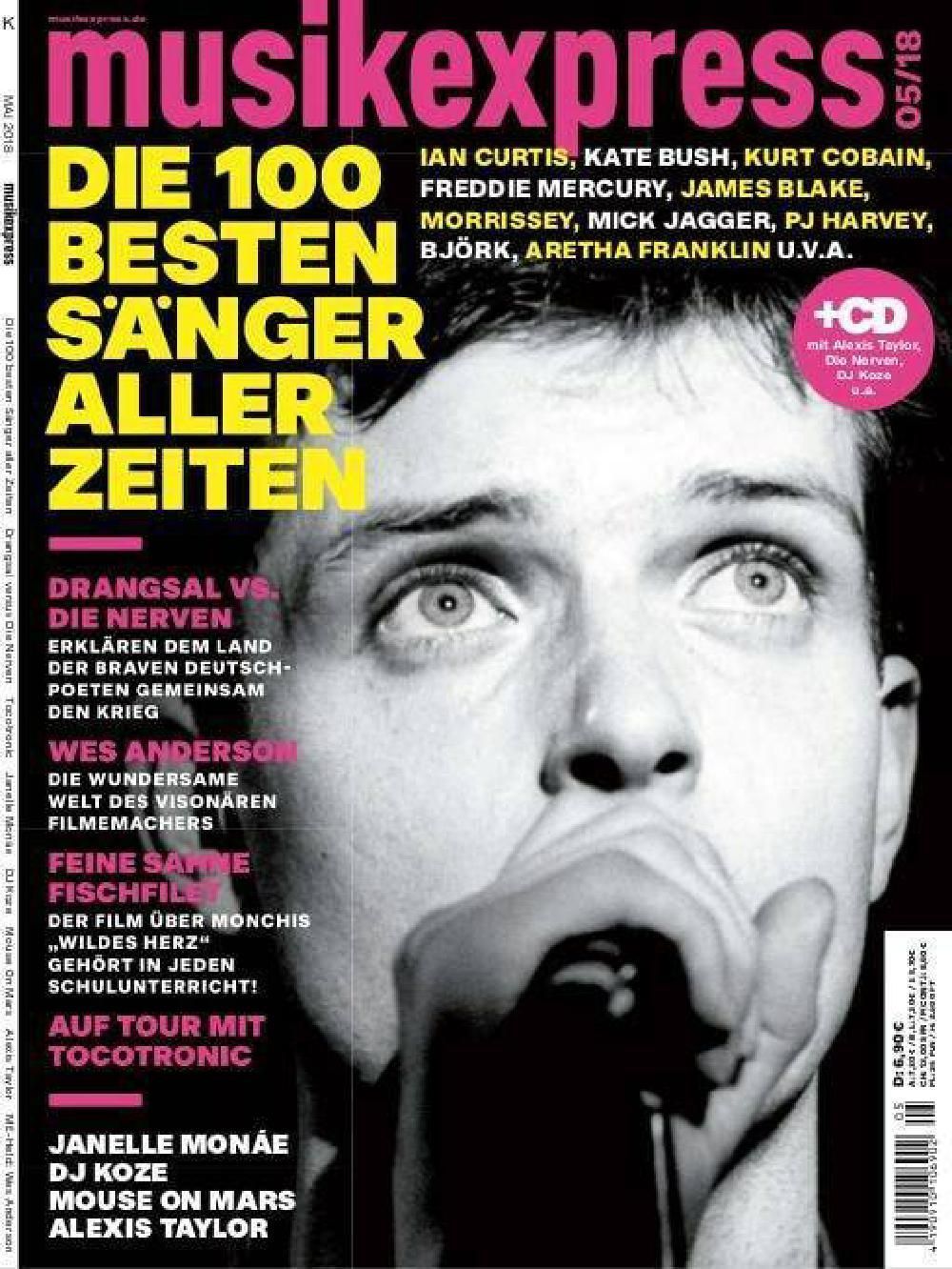 Musikexpress Magasin Tyskland 2018-05 – Ian Curtis Joy Division – Originalutgåva