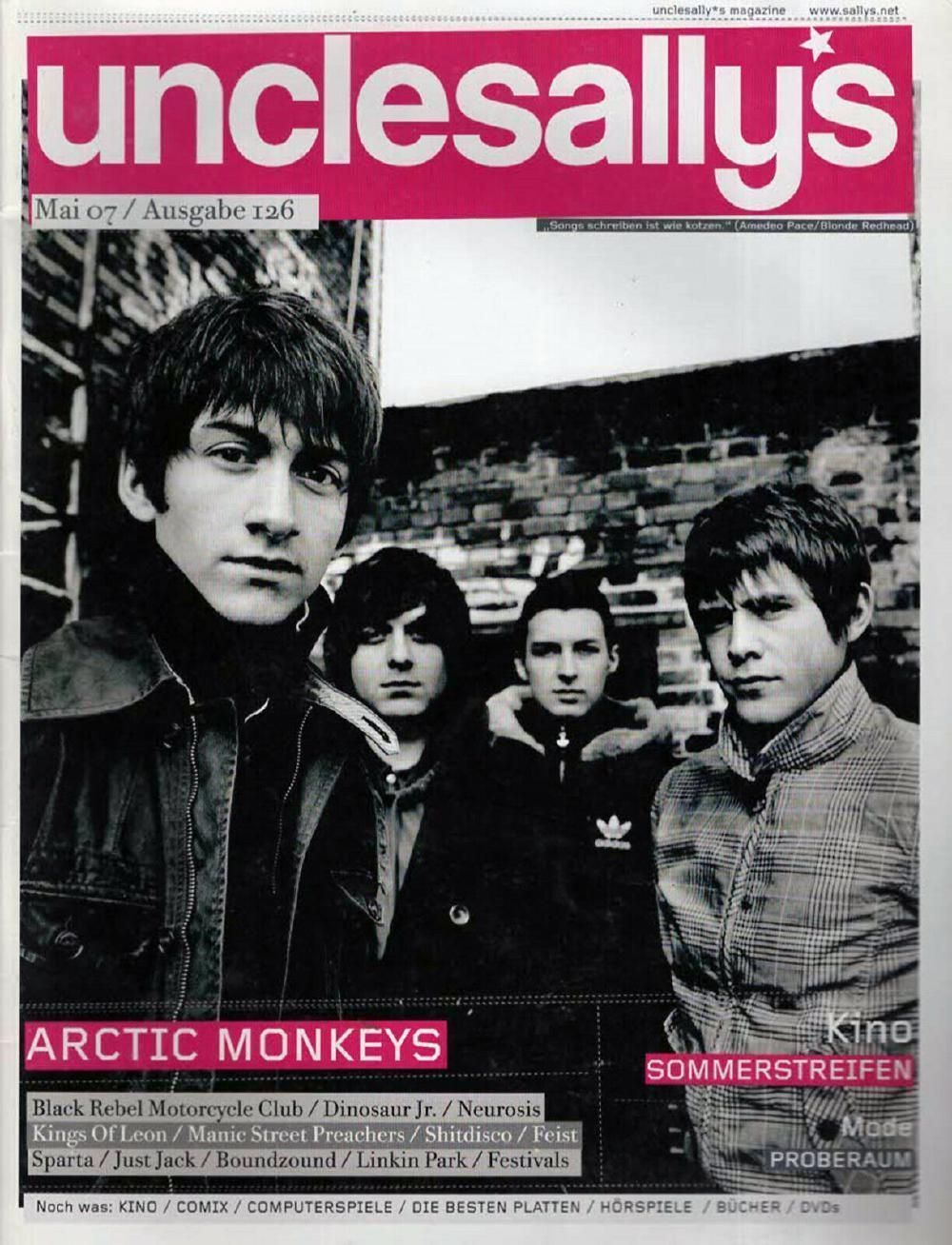 Unclesallys Magasin Tyskland 2007-05 Arctic Monkeys Kings Of Leon Shitdisco Originaludgave
