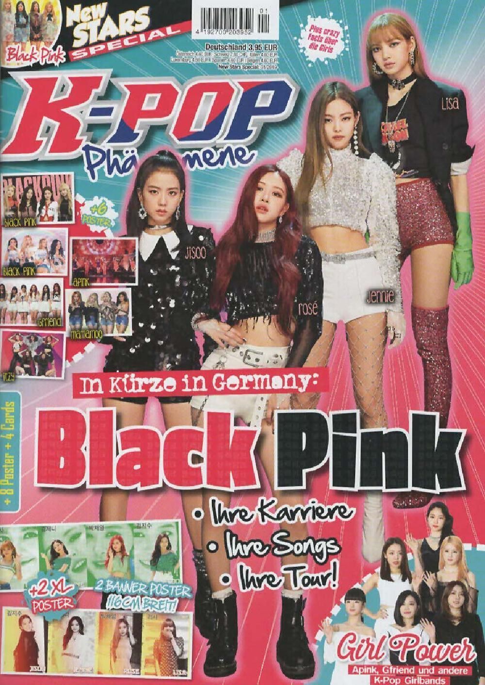K-Pop Phänomene Magasin Tyskland 2019-01 Black Pink Originaludgave