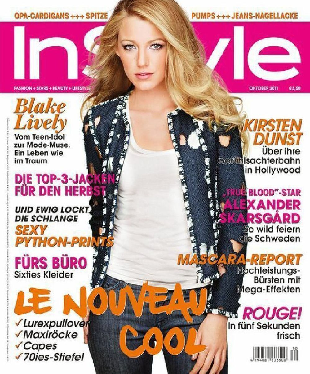 InStyle Magazin Deutschland 2011-10 Blake Lively